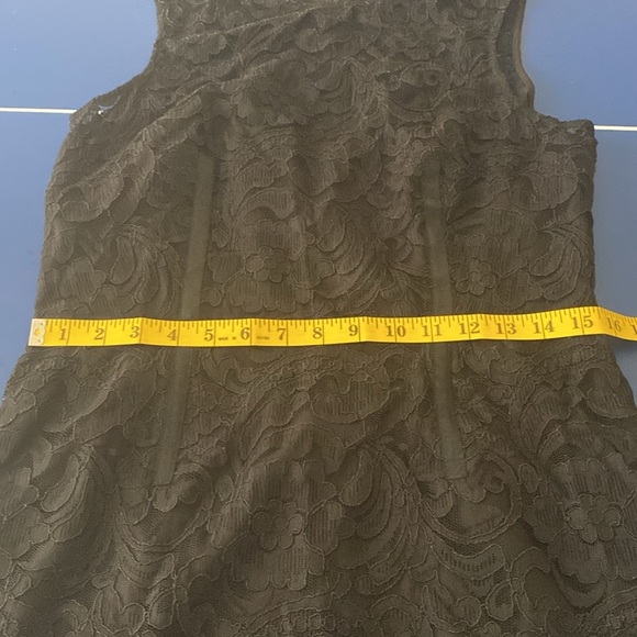 Vince Camuto Black Sleeveless Sheath Cocktail Midi Dress size 10 - Picture 12 of 15